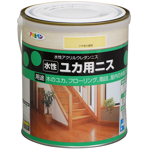 【2021福袋】 い出のひと時に とびきりのおしゃれを アサヒペン 水性ユカ用ニス ツヤあり透明 1.6L panamaxsystemltd.com panamaxsystemltd.com