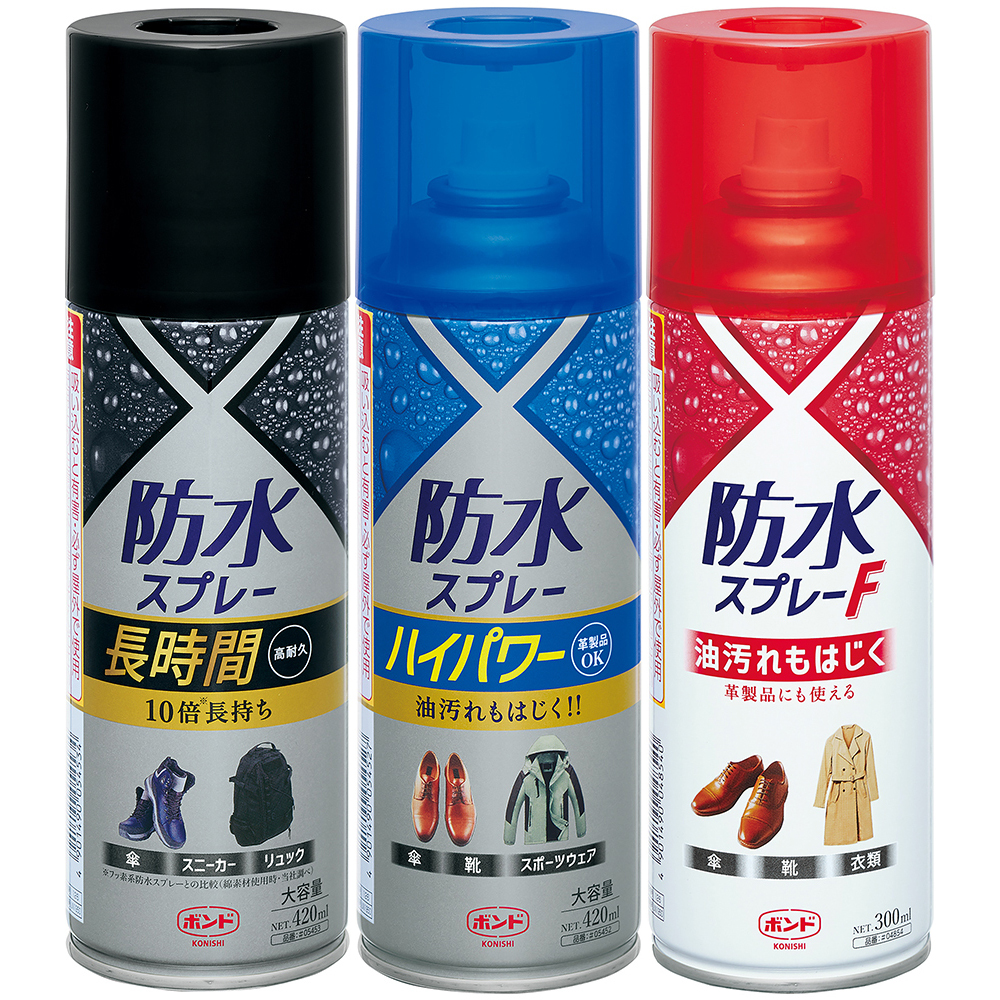 印象のデザイン コニシボンド 防水スプレーハイパワー（フッ素系撥水剤） 420ｍｌ 24本 - その他 - labelians.fr