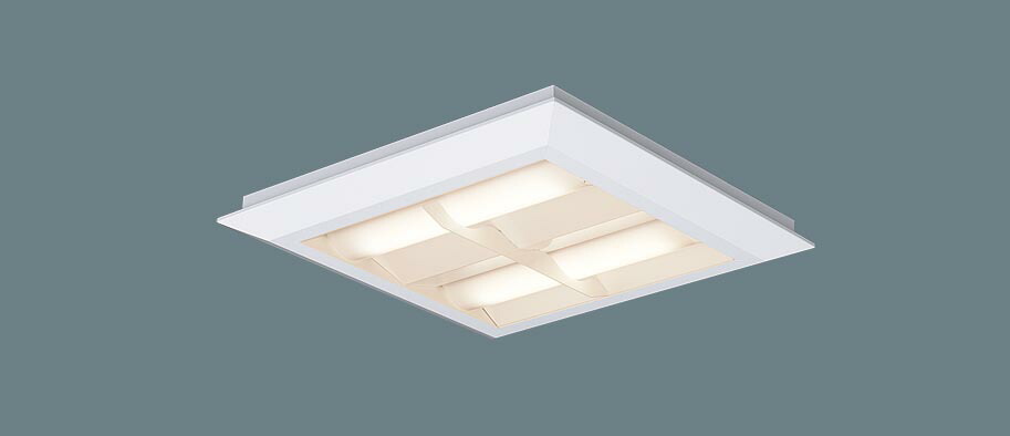 【法人様限定】パナソニック　XL463CBF LA9　LEDベースライト スクエアタイプ 直付・埋込型 格子タイプ 連続調光 FHP23×4灯相当 温白色【受注品】