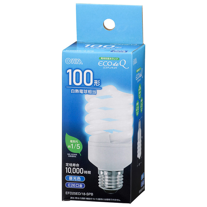 楽天市場】オーム EFD15ED/12N 電球型蛍光灯 「エコなボール