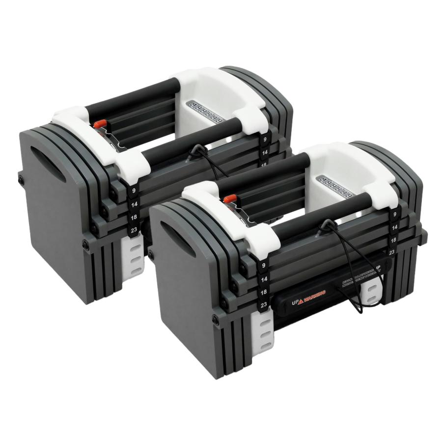 ダンベル 可変式 23kg 2個 エクササイズ セット 筋トレ ダイエット 筋力トレーニング 体力アップ 送料無料 ※北海道、沖縄県、離島を除く 【ロジ発送】