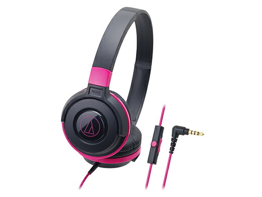 楽天市場】【かわいい/密閉型/有線ヘッドホン】audio-technica