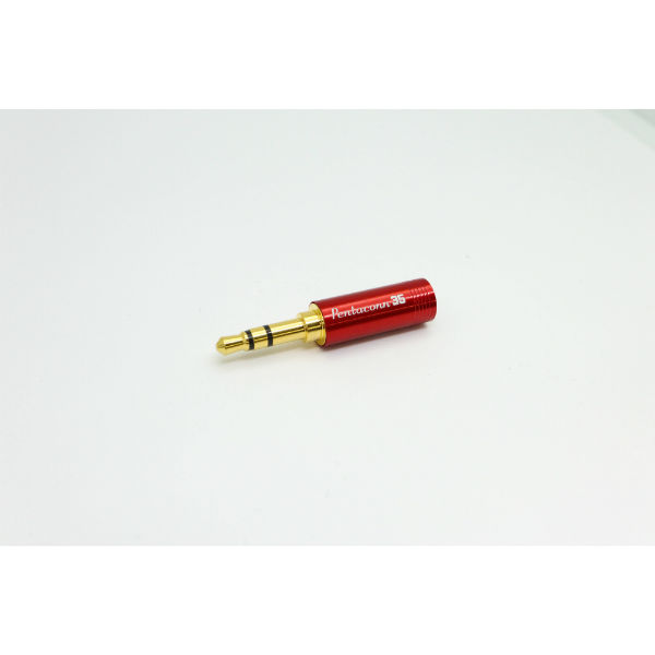 PENTACONN(日本ディックス) φ3.5(3極) 接続プラグ OFC ストレート型 【NBP1-13-003RD】 【送料無料】