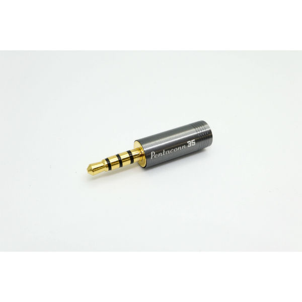 PENTACONN(日本ディックス) φ3.5(4極) 接続プラグ OFC ストレート型 【NBP1-13-004】 【送料無料】