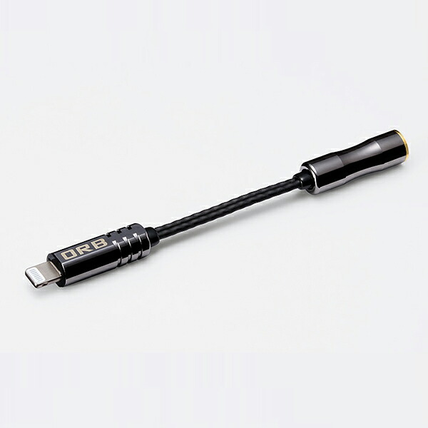 ORB オーブ Clear force Lightning-3.5φ (Lightning-3.5mm変換ケーブル)【送料無料】 【3ヶ月保証】