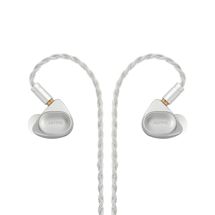 ACTIVO VOLCANO 有線 イヤホン カナル型 リケーブル対応 IEM インイヤーモニター アクティボ