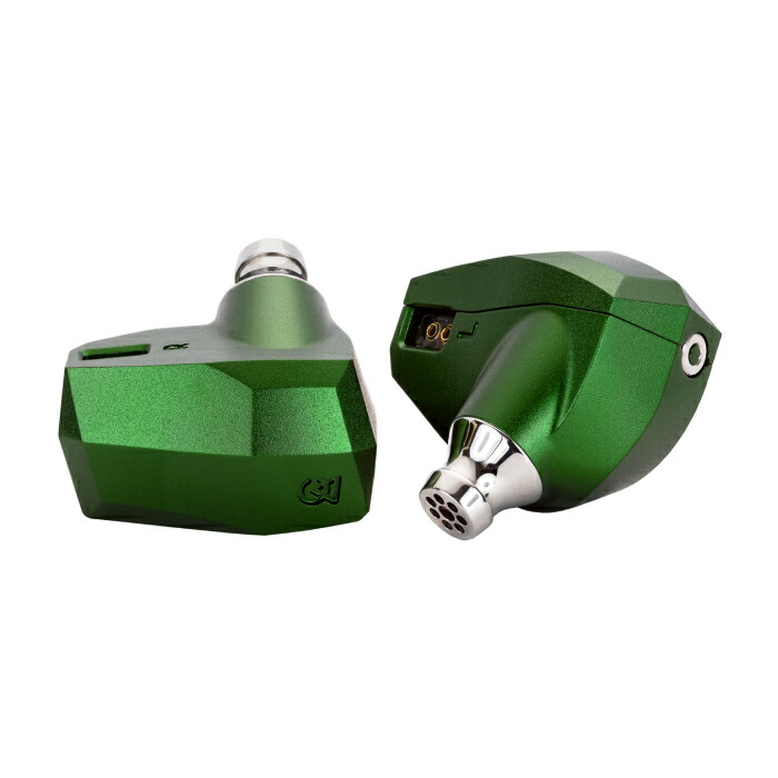Campfire Audio Andromeda 10 Green 【CAM-3136】 有線 イヤホン 耳掛け カナル 密閉型 BA ドライバー 交換 プラグ 3.5mm 4.4mm USB-C リケーブル 銅 銀 シリコン フォーム