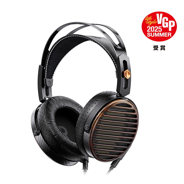 FIIO FT7 Black ヘッドホン 有線ヘッドホン 開放型 平面磁界ドライバー ハイエンドヘッドホン 4.4mm5極 バランス 変換プラグ付属 フィーオ