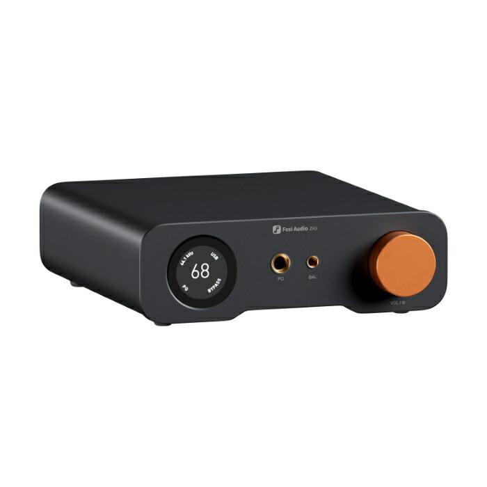 Fosi Audio ZH3 据え置き ヘッドホン アンプ ヘッドホンアンプ 4.4mm バランス接続 フルバランス デスクトップHiFi デュアルヘッドホン出力 超低ノイズ設計 フォシ・オーディオ