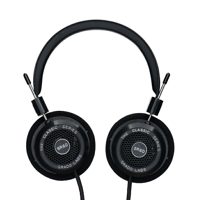 (お取り寄せ) GRADO SR60 - Classic Series - Balanced 有線ヘッドホン 開放型 オープンエアー 3.5mm 6.3mm 変換アダプター オープンバック構造 グラド 【グループF】|eイヤホン店