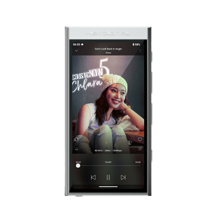 HiBy Digital M300 128GB - Silver DAP デジタルオーディオプレイヤー 音楽プレイヤー 音楽プレーヤー Android13 Bluetooth対応 大容量メモリ Wi-Fi スピーカー搭載 ハイビーデジタル