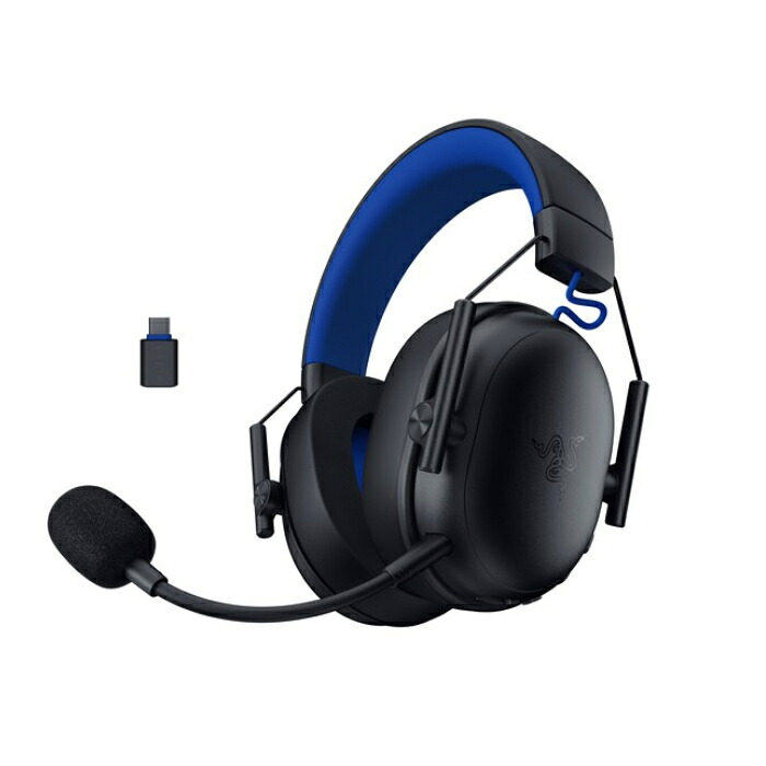 Razer BlackShark V3 X HyperSpeed for PlayStation【RZ04-05420400-R3UA】ゲーミングヘッドセット ワイヤレス 無線 Bluetooth 2.4GHz 超低遅延 ドングル付属 マイク 7.1 サラウンド レイザー｜ｅイヤホン店