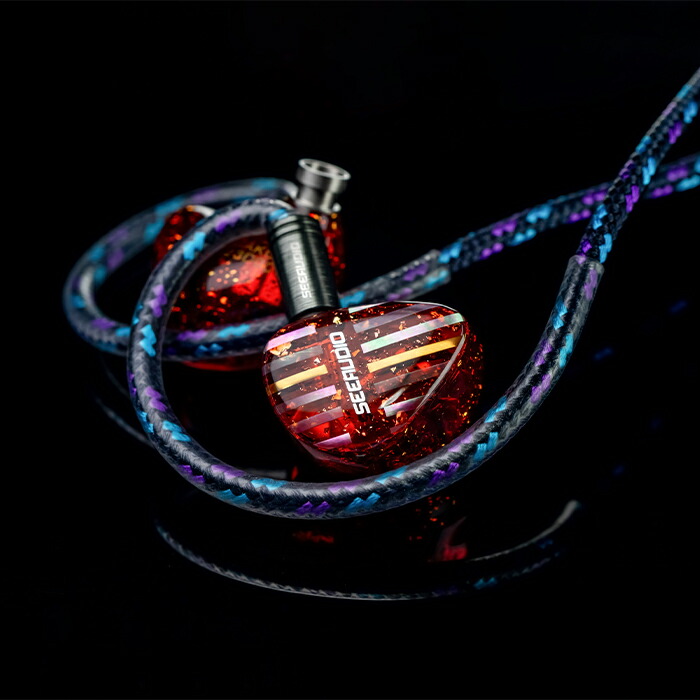 SeeAudio Kaguya  有線イヤホン 美品 SeeAudio KAGUYA2 ハイエンド有線イヤホン インイヤーモニター