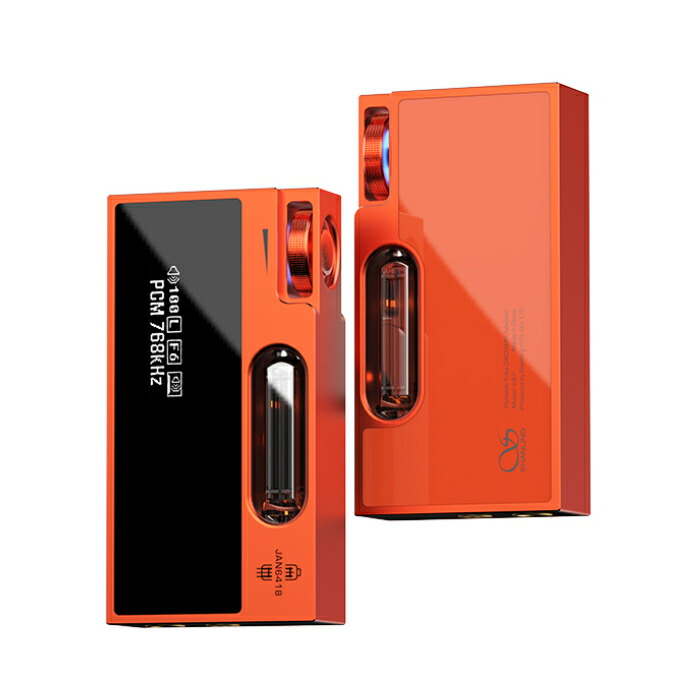 SHANLING UA7 Orange ヘッドホンアンプ 真空管 ポータブル DACアンプ type-C ングル型 高音質 スマホ PC ゲーム 対応 シャンリン 【グループE】｜ｅイヤホン店