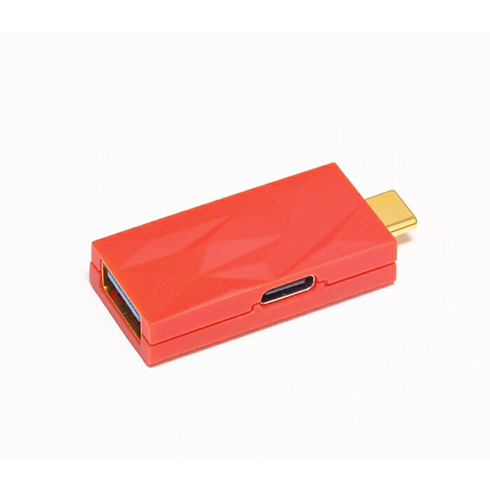 【4/15限定★抽選で最大100%ポイントバック！(要エントリー)】SilentPower iDefender+ Type C ＞ Type A USB-C端子オス USB-C端子メス DAC搭載 音質改善