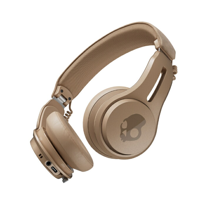 Skullcandy Icon ANC PRIMER BROWN 【S5IOW-T987】 ワイヤレスヘッドホン Bluetooth ノイズキャンセリング ANC 外音取り込み マルチポイント IPX4 防水 急速充電 折りたたみ コンパクト スカルキャンディ