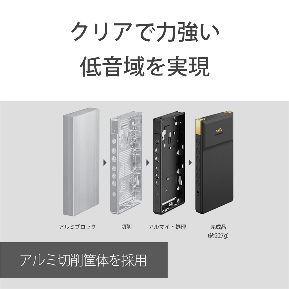 SONY ソニー NW-ZX707 ハイレゾ DAP ZX700シリーズ ポータブル