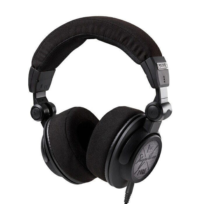 ULTRASONE Signature PURE BLACK【ULT-SIG-PURE-BLK】有線ヘッドホン 密閉型 オーバーイヤー DJモニターヘッドホン リケーブル対応 バランス接続 変換プラグ付属 ウルトラゾーン