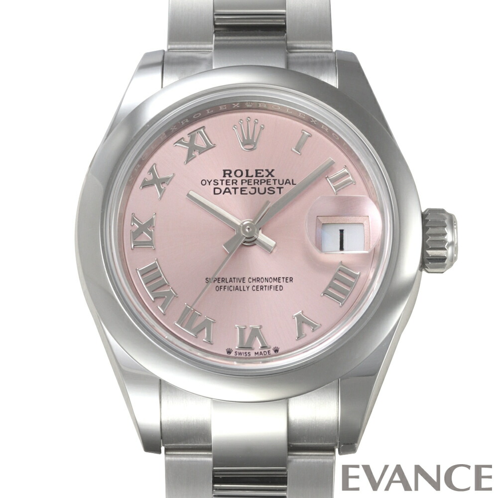 【新品】 ロレックス デイトジャスト 28 279160 ピンク レディース 【腕時計】【ROLEX】｜エバンス　店