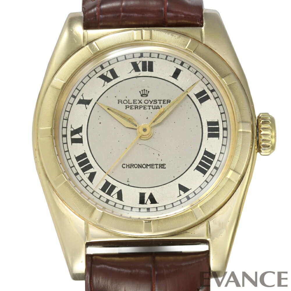【アンティーク】 ロレックス バブルバック スーパーオイスター 6011 シルバー メンズ 【腕時計】【ROLEX】