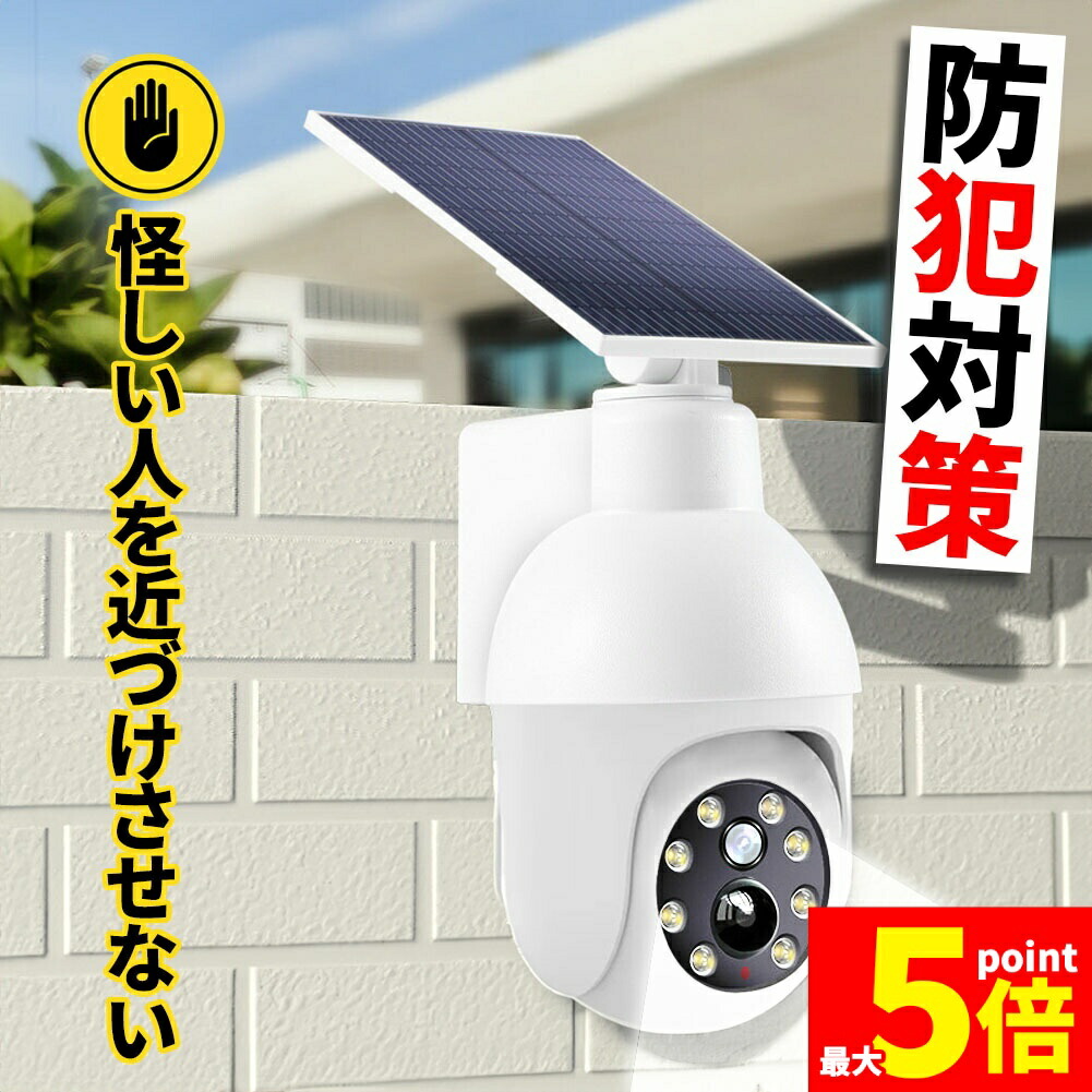 ★期間限定！ポイント5倍★ ダミーカメラ 防犯 防犯グッズ 屋内 屋外 監視カメラ ダミー 防犯カメラ 偽物 偽 ソーラーパネル ソーラー 防水 IP54 セキュリティ 壁付け ランプ 点滅 空き巣 泥棒 家 お店 マンション アパート 犯