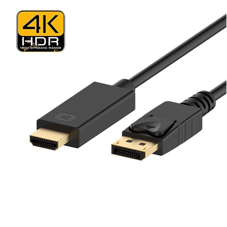 DisplayPort vers DisplayPort Câble DP to DP Mâle vers Mâle Résolution 4K,1,8 mètres 