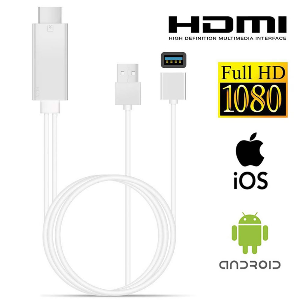 在庫あり】 2-in-1 USBタイプC マイクロUSB - HDMIケーブル6.6フィート ウェトンMHL HDMIアダプタ1080P HD  HDTVミラーリング 充電ケーブル TV プロジェ fucoa.cl