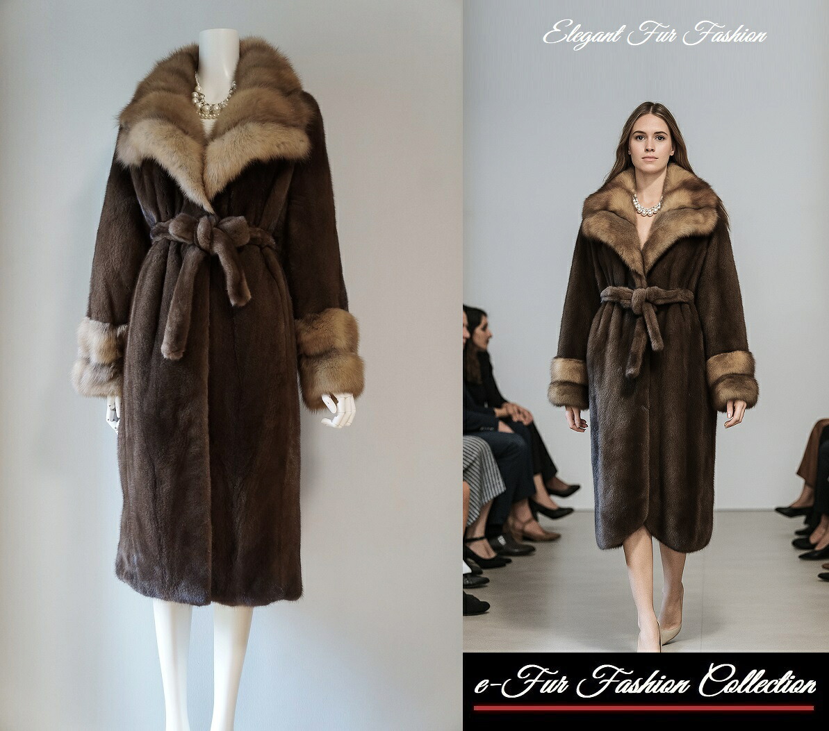 イタリア製カシミヤミンクファーコート⭐️美品／ビーズ刺繍／定価472,500円 ミンク ファーコート アウトレット ショップ