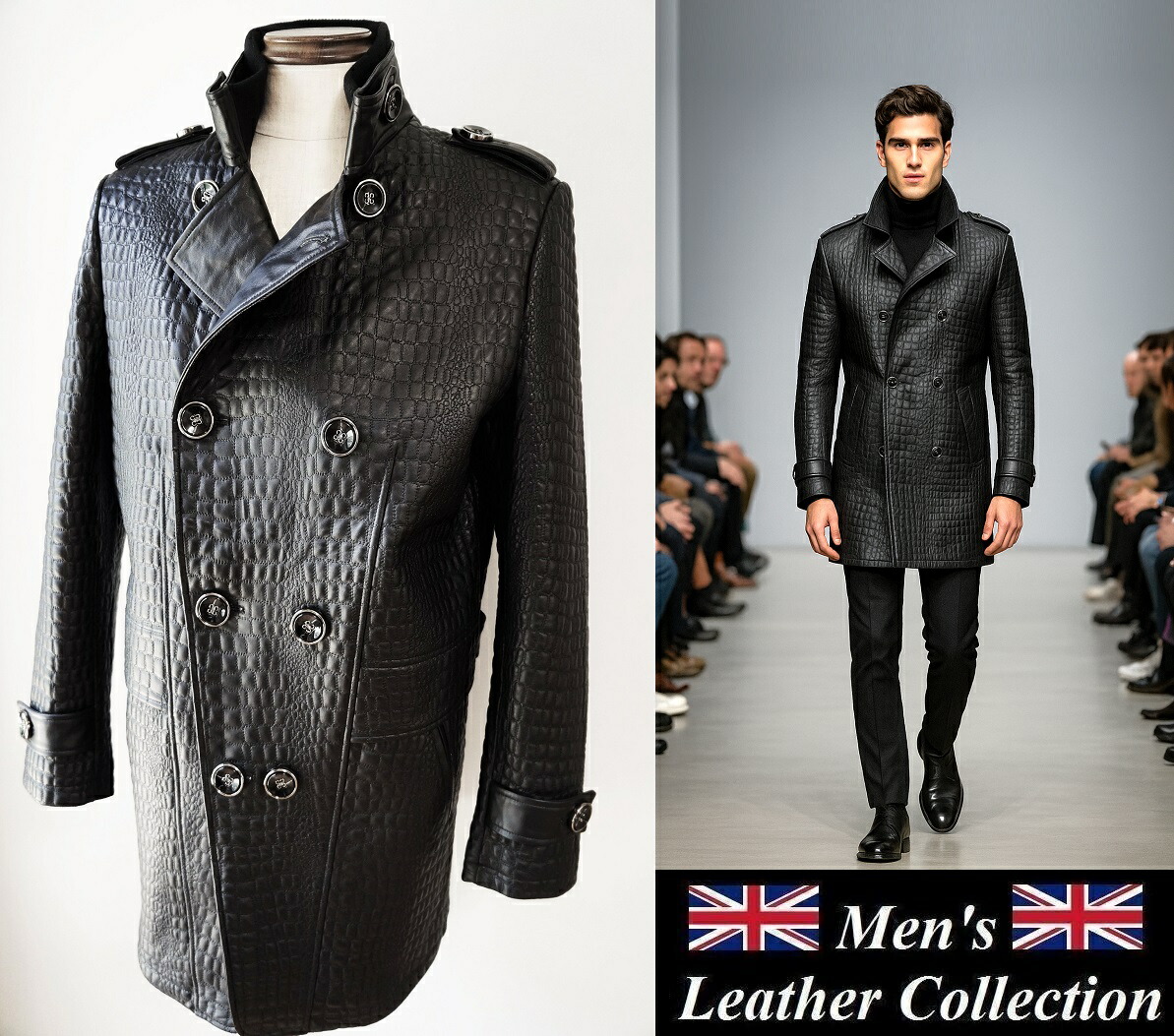 楽天市場】ラクーンファー&ラム革クロコ型押レザー総ムートン