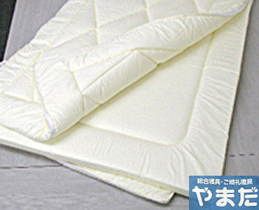 脱着式マルチ敷ふとん・洗える2枚合わせ敷布団/ クィーン
