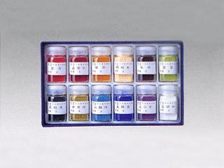 更にお値下げ❗️岩絵具　水干絵具　溶き皿　セット　日本画 画材 楽天市場】水干絵の具 20ml 24色セット ボトル入 【 日本画