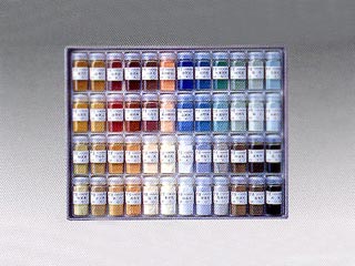 ナカガワ天然岩絵具 48色セット天平 【天然】 10g ビン入