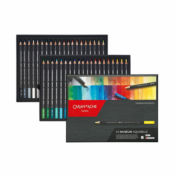 楽天市場】カランダッシュ ミュージアム アクアレル 水彩色鉛筆 76色