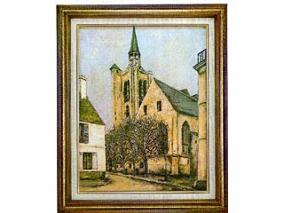 ラ・フェール風景（ユトリロ） P10号｜陶芸.com／e-画材.com　店