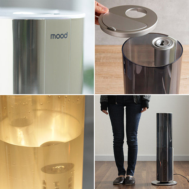 加湿器 加湿 選べる特典付き Mood ブラック クレベリンled搭載 ハイブリッド式 Dhbk 2cl ウイルス除去 タイマー 除菌 消臭 ブラック ゴールド Led ライト 二酸化塩素 ムード ドウシシャ 加湿 タイマー 省エネ インテリアショップe Goodsウイルス除去 除菌 消臭等の