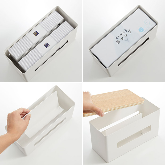 楽天市場 ティッシュケース 両面 使える Rin 山崎実業 リン おしゃれ 木製 調 木目 北欧 ティッシュカバー キッチンペーパーホルダー ビニール袋入れ ボックスティッシュ入れ 収納 マルチケース Ts Rin E ブラウン ナチュラル ポイント10倍 インテリアショップe Goods