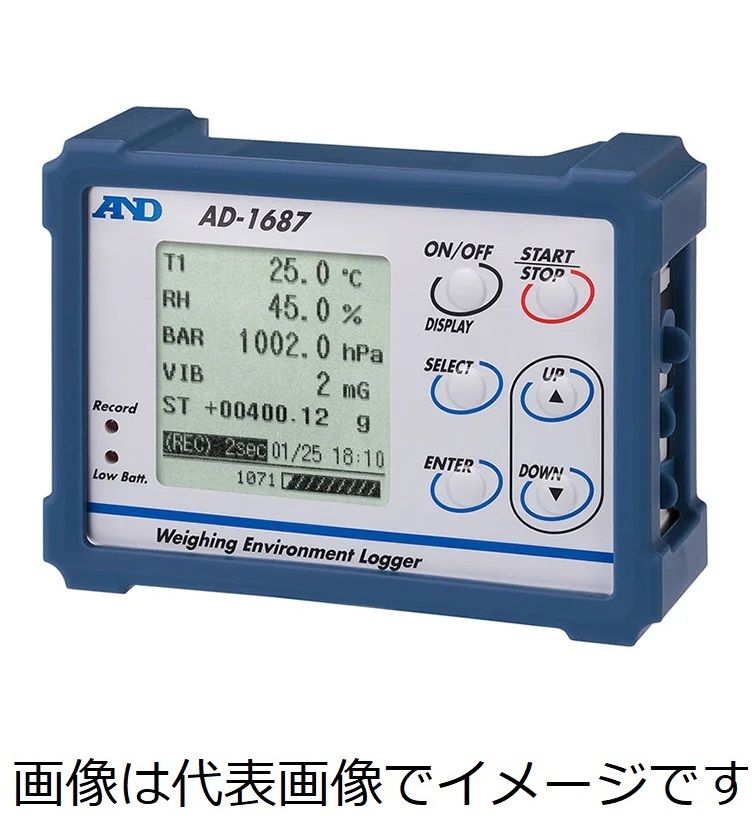 A&D AD-1687 計量環境ロガー 天びん・はかりの計量値を環境データとともに保存｜ハカルドットコム 店