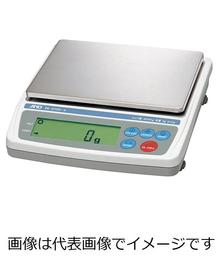 (直送)A&D EK-6100i-K パーソナル電子天びん 検定付 ひょう量=6000g 最小表示=1g 精度等級=3級｜ハカルドットコム 店