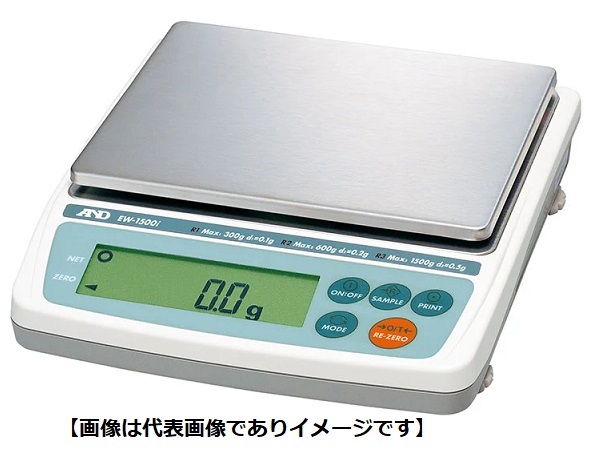 A&D EW-12KI トリプルレンジ 電子天びん ひょう量:3000g/6000g/12000g 目量:1g/2g/5g EW12KI-JA 14,768円