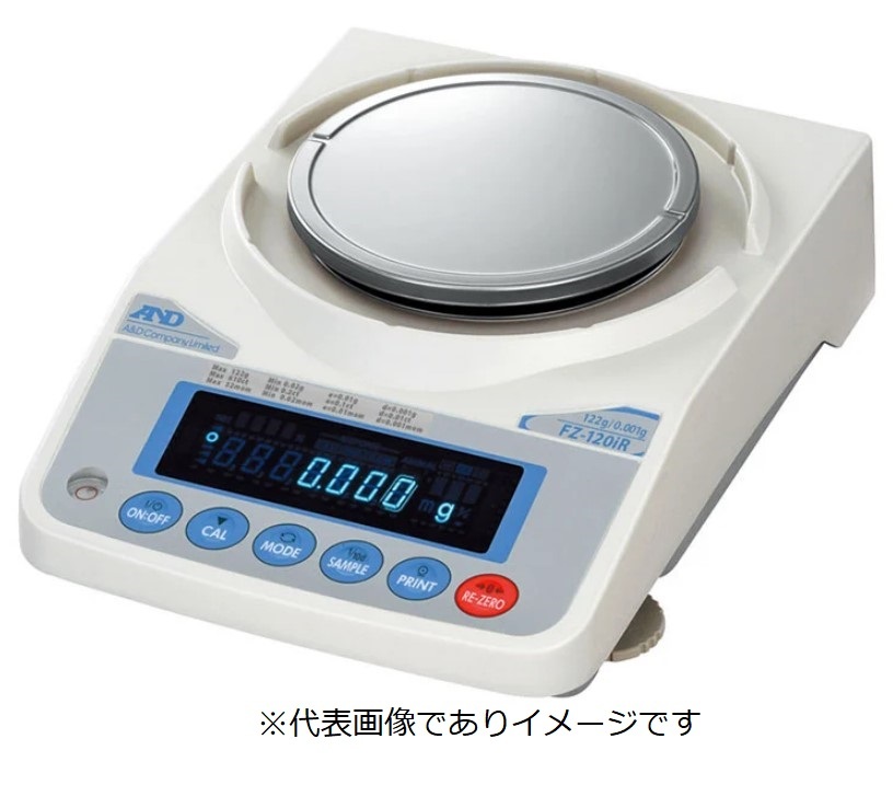 A\u0026D FZ-200IWPR 陰電子天びん 内蔵重り付 防塵 防滴 IP65 2級 考査付 ひょう量:220g 目量:0.01g