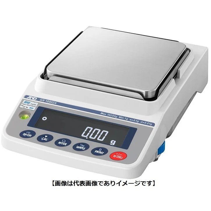 (直送)A&D GX-10002A 電子天びん 校正用分銅内蔵型 Apollo ひょう量:10200g 目量:0.01g 高精度｜ハカルドットコム 店