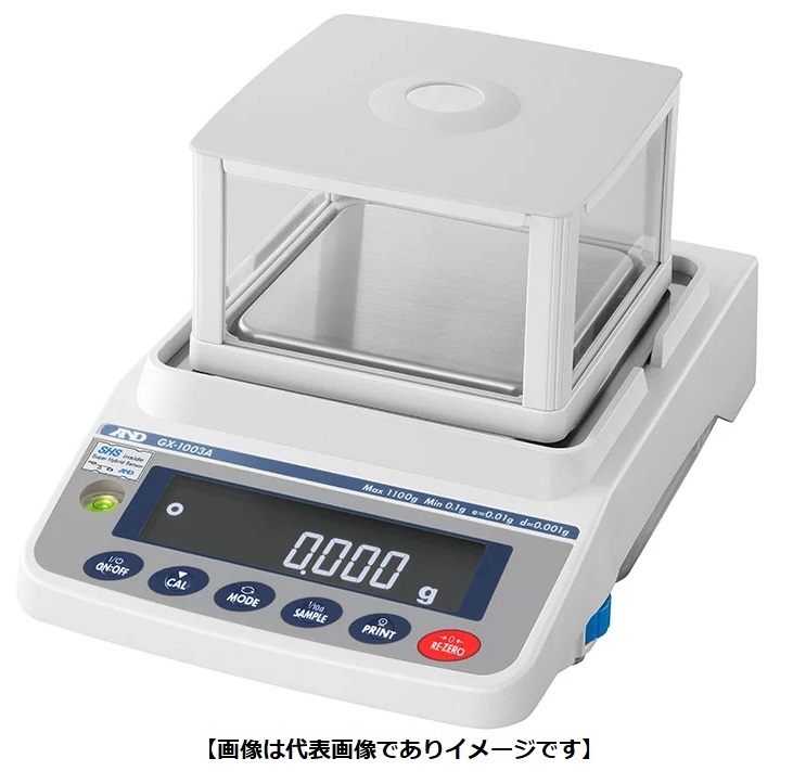 (直送)A&D GX-403A 電子天びん 校正用分銅内蔵型 Apollo ひょう量:420g 目量:0.001g 高精度|ハカルドットコム 店