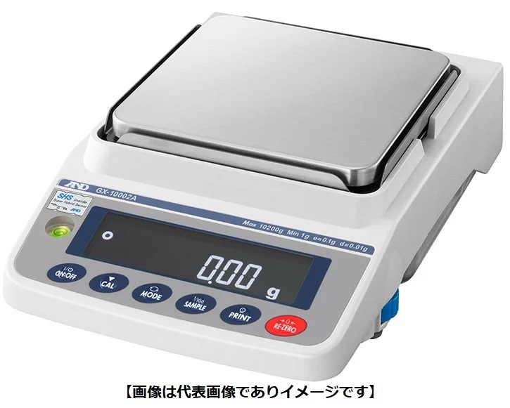 (直送)A\u0026D GX-6001A 陰電子天びん 目盛り調整用重り内蔵型 Apollo ひょう量:6200g 目量:0.1g 高的確さ