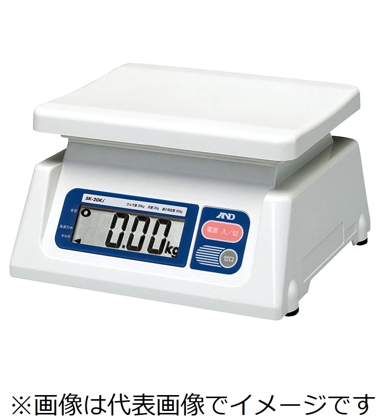 (直送)A\u0026D SK2000i-A4 デジタルはかり 考試付 ひょう量\u003d2000g 目量\u003d2g 適確さカテゴリー化3級 SK-2000i