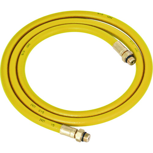 アサダ ES620 HFO1234yf用チャージングホース 150cm 黄