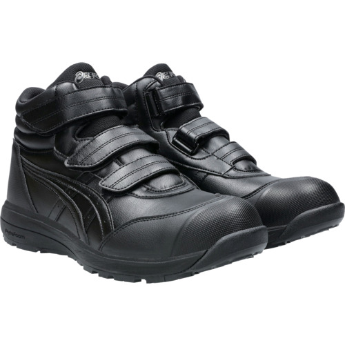 ASICS 安全靴 ブラック JSAA A種 楽天市場】asics アシックス 安全靴 CP312-001 ブラック×ブラック 作業