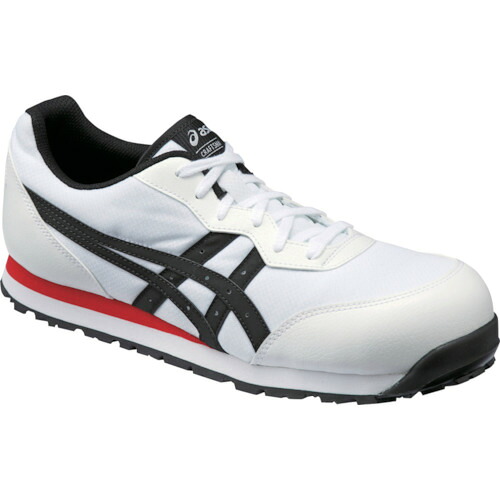 ASICS FCP201.0190-26.0 安全靴 ウィンジョブ 作業靴 CP201 ホワイト×ブラック 26.0cm