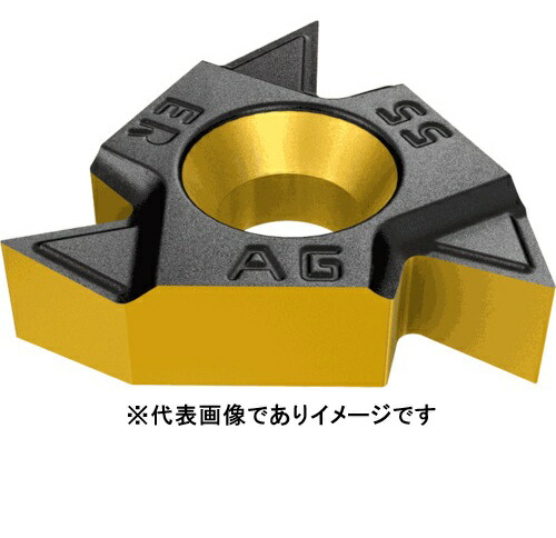 イスカル 27ER Q 55 IC908 55°ねじ切りチップ ER/L-55° IC908 5個入