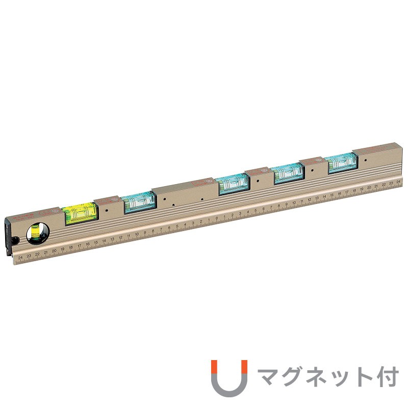 アカ仕合わせ製造所 GLM-25U 500粍 磁石付水抜き傾斜角度器 AKATSUKI KOD