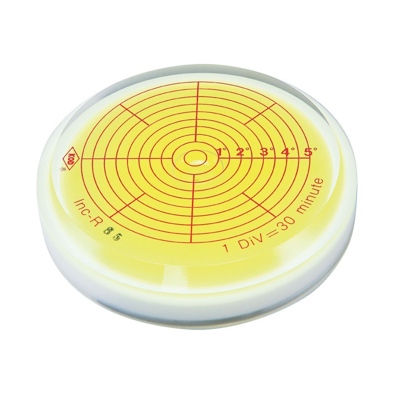 アカ仕合わせ製造所 INC-R-110 角度計付丸型アイベル気泡管水準器器 AKATSUKI KOD